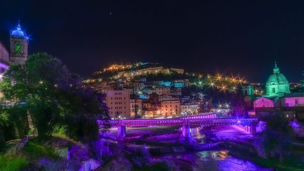 Cosenza Italia - Vista notturna