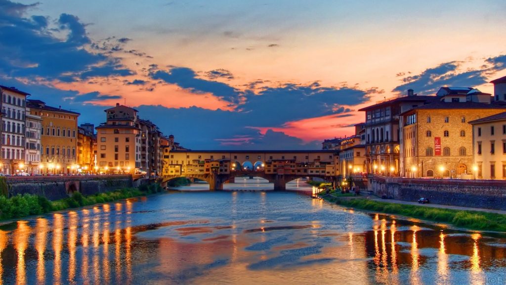 Firenze - Vista del Ponte vecchio
